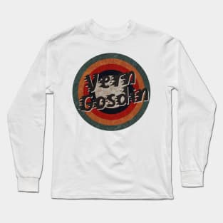 Retro Color Typography Faded StyleVern Gosdin Long Sleeve T-Shirt